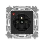ABB Levit zásuvka onyx/kouřová černá 5599H-A02357 63 s přepěťovou ochranou