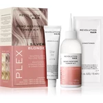 Revolution Haircare Plex Bond Restore Kit sada pro zvýraznění barvy vlasů odstín Silver Blonde