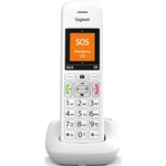 Domáci telefón Gigaset E390 (S30852-H2908-R602) biely bezdrôtový telefón • podsvietený displej • telefónny zoznam až na 200 kontaktov • zoznam zmeškan