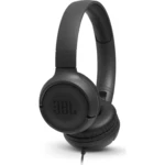 Slúchadlá JBL Tune 500 čierna slúchadlá cez hlavu • 32mm meniče • JBL Pure Bass • handsfree • integrovaný mikrofón • skladacia konštrukcia • 3,5mm jac