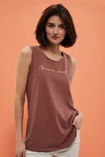 Women's top Moodo - brown