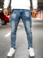 Tmavě modré pánské džíny regular fit Bolf HY1053