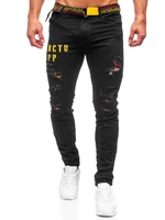 Černé pánské džíny regular fit Bolf RTT60082W1
