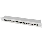 Patch panel LogiLink NP0060, 24 portů, CAT 6A, 1 U