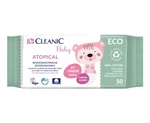 Cleanic Baby vlhčené ubrousky Atopical ECO 50 ks