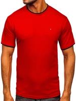 Červené pánske tričko Bolf 14316