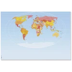 Sigel Weltkarte HO560 písacie podložka čisté viacfarebná (š x v) 595 mm x 410 mm