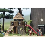 Busch  1487 H0 hrať hrad Lasercut montážna sada