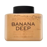 Makeup Revolution Baking Powder Banana Deep puder z ujednolicającą i rozjaśniającą skórę formułą 32 g