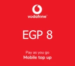Vodafone 8 EGP Mobile Top-up EG