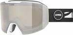 UVEX Evidnt Attract White Mat Mirror Sapphire/Contrastview Yellow Lasergold Lite Ski Brillen