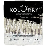 Kolorky Night Moments - Vesmír - XL (12-25 kg) nočné jednorázové ekoplienky 25 ks