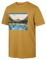 Husky  Tee Lake M mustard, XXL Pánske bavlnené tričko