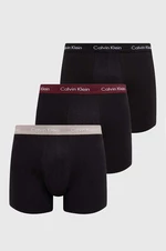 Boxerky Calvin Klein Underwear 3-pack pánské, černá barva, 000NB1770A