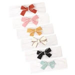 Baby Girls New Knot Bow Headbands Kids Boys Cotton Toddler Solid Cute Soft Head bands Hair Accessories