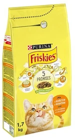 FRISKIES GM 6x1,7kg s kuraťom a pridanou zeleninou