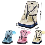 Baby Playmats Dining Chair Cushion With Folding Portable Seat Baby Safety Folding Child Seat With Belt Supplies