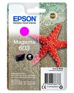 Epson 603 C13T03U34010 purpurová (magenta) originální cartridge