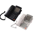 Desktop Landline Telephone DTMF/FSK Compatible Two Line Operation LCD Display