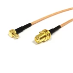 New Modem Extension Cable RP SMA Jack Nut To MCX Male Plug Right Angle Connector RG316 Pigtail 15CM 6" Adapter Wholesale
