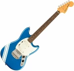 Fender Squier FSR 60s Competition Mustang Classic Vibe 60s LRL Lake Placid Blue-Olympic White Stripes Guitarra electrica