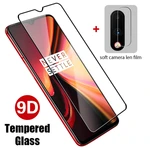 2in1 Full Cover Screen Protector Glass For Oneplus 8T 7T 6T 7 6 Nord N100 Nord N10 5G Camera Screen Protector Glass For Oneplus