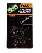 Fox obratlíky s kroužkem a rychloklipem Edges Kwik Change Inline Swivels vel. 7 Fox obratlíky s kroužkem a rychloklipem Edges Kwik Change Inline Swivels vel. 7