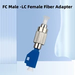 FTTH FC Male-LC FemaleOptical Power Meter Visual Fault Locator Fiber Optic SM 9/125 Hybrid Adapter Optical Connector 5pcs/Lot