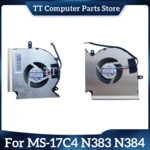 TT New Original Laptop CPU Cooling Fan Heatsink For MSI GE73 GE63 GP73 GL73 MS-17C4 N383 N384 Free Shipping
