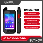 UNIWA F101 Walkie Talkie PoC Smartphone Android 10 Big Loudspeaker Phone 2GB+16GB 13MP 4600mAh 4.0 inch Waterproof Cellphone NFC