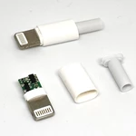 3 6 10set Lightning Dock USB Plug 3.0mm With Chip Board Male Connector welding Data OTG Line Interface DIY Data Cable For Iphone