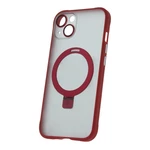 Silikonové TPU pouzdro Mag Ring pro Apple iPhone 15 Pro Max, červená
