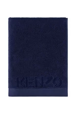 Malý bavlnený uterák Kenzo Iconic Navy 45x70 cm