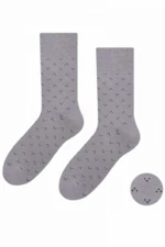 Steven 056-141 šedé Pánské ponožky 39/41 šedá