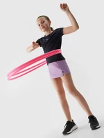 Dívčí sportovní sukně 2v1 - fialová