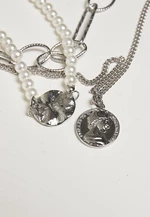 Silver Ocean Layering Necklace