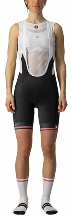 Castelli Giro Velocissima Bibshort Nero/Rosa Giro XS Șort / pantalon ciclism