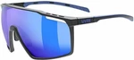 UVEX MTN Perform Black/Blue Matt/Mirror Blue Kerékpáros szemüveg