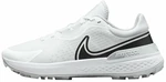 Nike Infinity Pro 2 Mens Golf Shoes White/Pure Platinum/Wolf Grey/Black 47,5 Calzado de golf para hombres