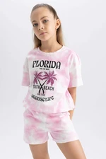 DEFACTO Crop Short Sleeve T-shirt