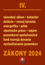 Zákony IV 2024 Stavebné zákony a predpisy