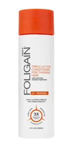 Foligain Triple Action kondicionér proti padání vlasů s 2% trioxidilem pro muže, 236 ml
