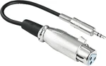 Hama kabel audio redukce Xlr zásuvka - jack 3,5mm stereo vidlice