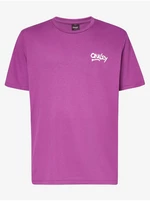 Fialové pánské tričko Oakley - Pánské