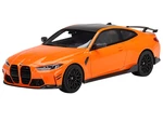 BMW M4 M-Performance (G82) Fire Orange with Carbon Top 1/18 Model Car by Top Speed