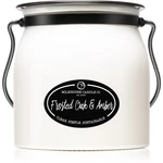 Milkhouse Candle Co. Creamery Frosted Oak & Amber vonná svíčka Butter Jar 454 g