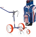 Jucad Carbon 3-Wheel Aquastop Bag SET USA Pushtrolley