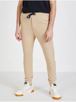Beige Men's Tom Tailor Denim Sweatpants - Men's