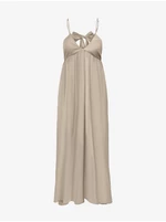 Beige Women's Satin Maxishdress ONLY Phoenix - Women