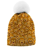 Mr. GUGU & Miss GO Woman's Three Wise Monkeys Beanie WB21WH 2228